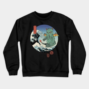 Great Cathulhu Wave Crewneck Sweatshirt